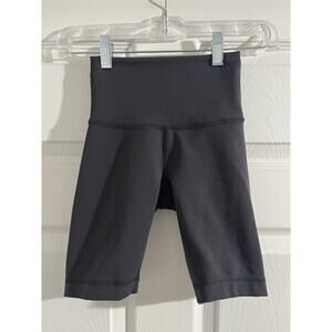 Lululemon Wunder Train High-Rise Short 8" Sz 0 Women’s Black W7BH0S